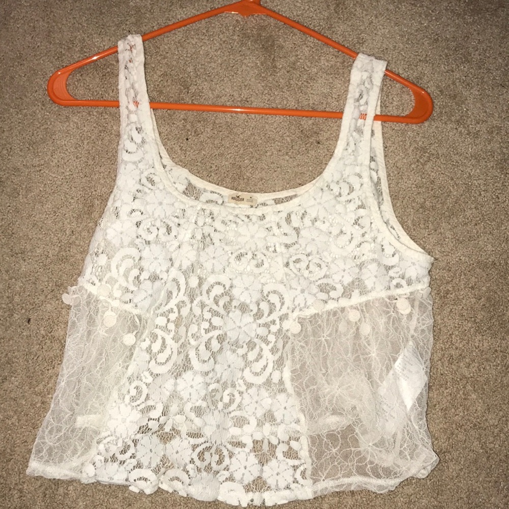 Mesh/See through Cute Tank Top